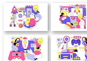 10 Game Development Process Illustration