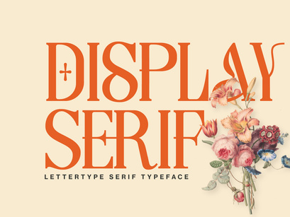 Lettertype a Stunning Display Serif