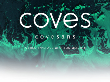 Coves - Free Font preview picture