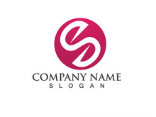 Business corporate letter S logo design vector.