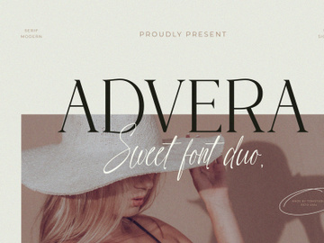 ADVERA || font duo preview picture