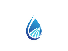 Water drop Logo Template vector