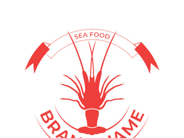 Vintage lobster logo preview picture