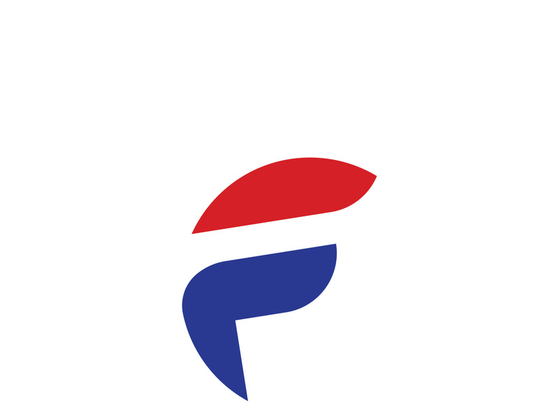 F logo and symbol vector icon app