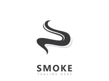 Smoke logo icon vector design inspiration