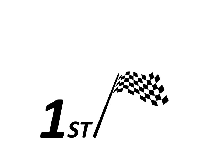 Race flag logo