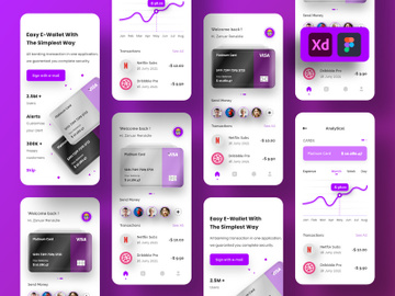 Wallet Mobile App UI Kits preview picture