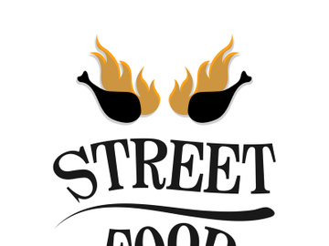 Street Food Chalk Handwriting Typography for Restaurant Street Food Chalk Handwriting Typography for Restaurant preview picture