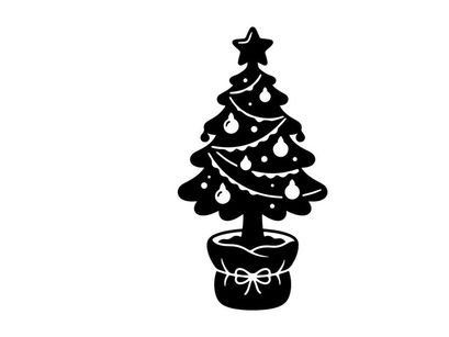 Árvore de Natal Decorativa com Enfeites e Estrela no Topo