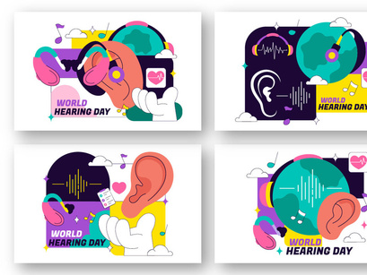 10 World Hearing Day Illustration