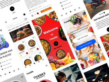 Foodie App Ui Kit preview picture