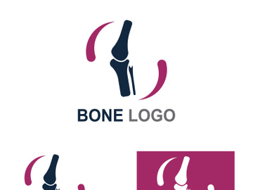 Bone logo design.logo for nursing, medical, orthopedic. preview picture