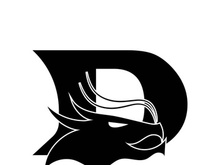 Dragon vector icon illustration design logo template