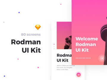 Rodman Mobile UI Kit preview picture
