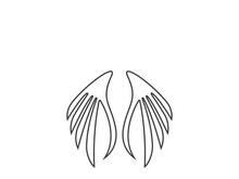 wing Logo Template vector illustration design