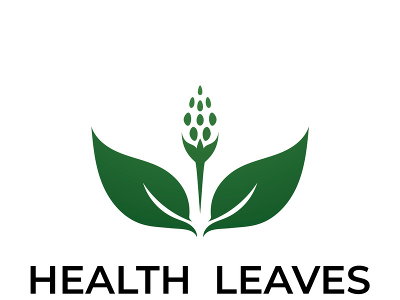 Green leaf logo design vector illustration