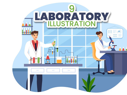 9 Laboratory Illustration