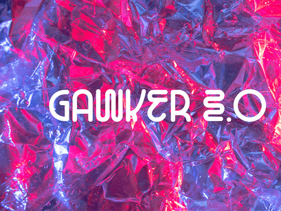 Gawker 2.0 – Display Typeface