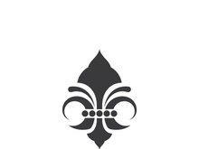Fleur de lis vector icon