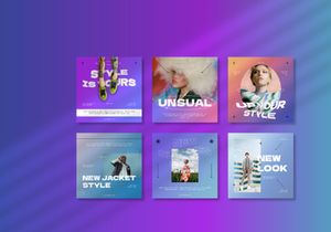 Unsual Instagram Template