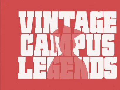 Varsity Memories - Condensed Slab Serif Font