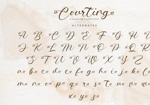 Courting - Script Font