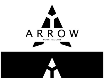 Arrow vector illustration icon Logo Template design preview picture