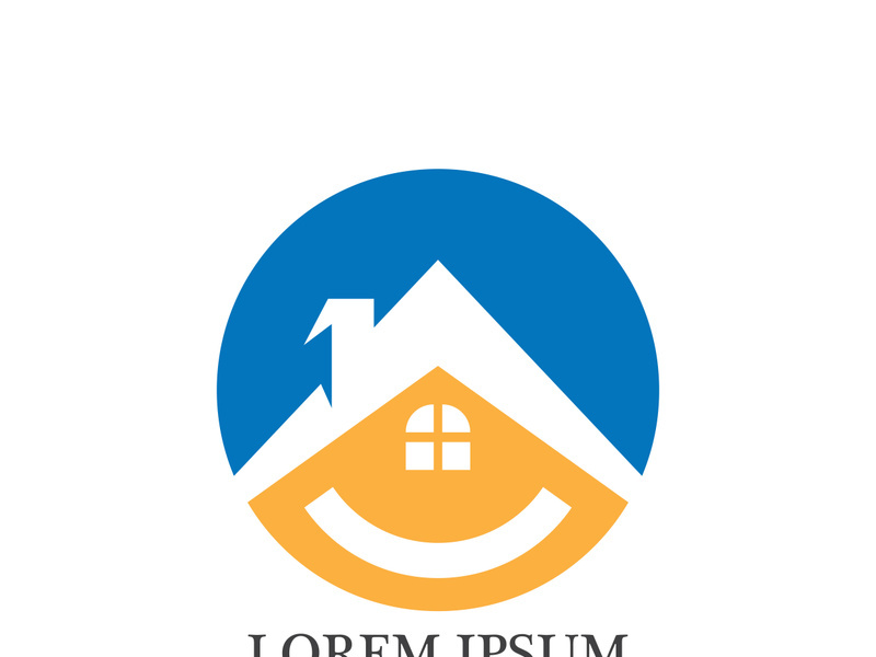 Real Estate home building , Property and Construction Logo design