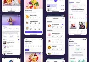 Fitbox - Workouts & Meal Planner UI Kit for Figma
