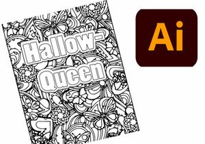 Halloween Coloring Book Page 18