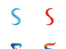 S letter logo design vector