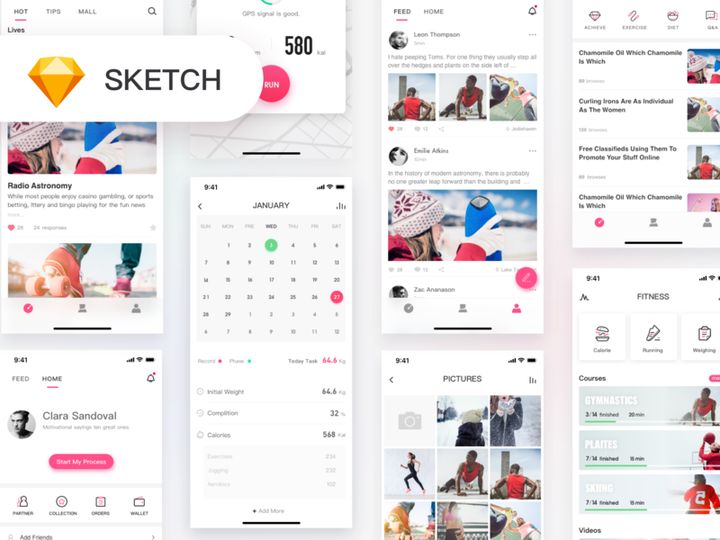 UI Kit Sport App