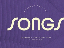 Songs - Sans Serif Font preview picture