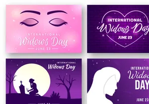 14 International Widows Day Illustration