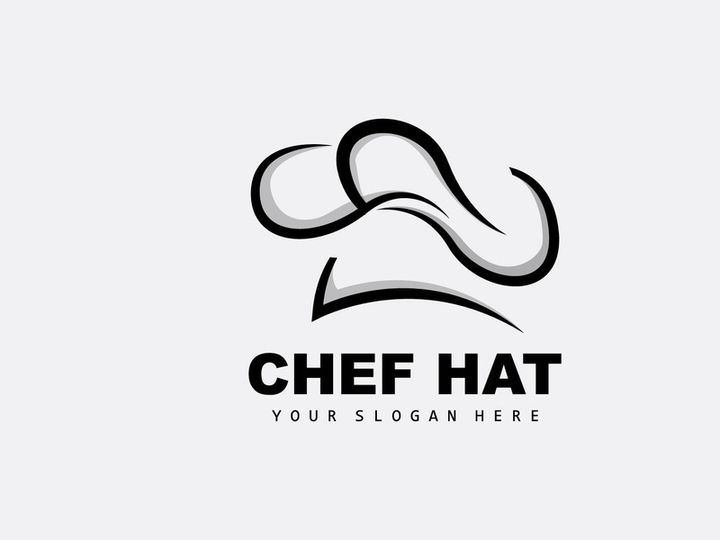 Chef Hat Logo, Restaurant Chef Vector, Design For Restaurant, Catering, Deli, Bakery