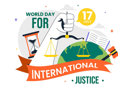 10 World Day for International Justice Illustration