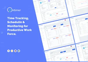 OnTimer - Time Tracking, Scheduling & Monitoring Web App