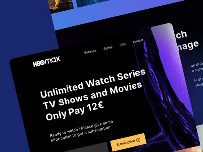 Streaming Movies Online Landing Page