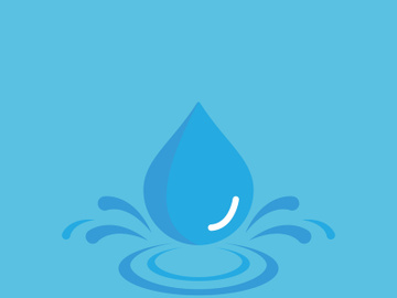 Background water drop logo icon vector illustration preview picture