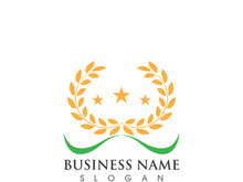 Agriculture wheat logo and symbol vector