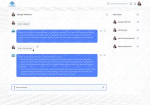 Chatgpt software templates UIKIT design.