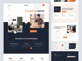 Coworking Space Landing Page [Figma] preview picture
