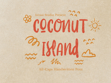 Coconut Island | Display Font preview picture