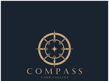 compass icon isolated on background.modern flat compass pictogram,business,marketing,internet concept.trendy simple vector symbol for websitedesign or button to mobile app.logo illustration. preview picture