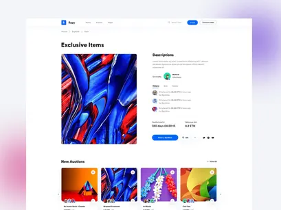 Item Details Page 3 IN 1 UI KIT