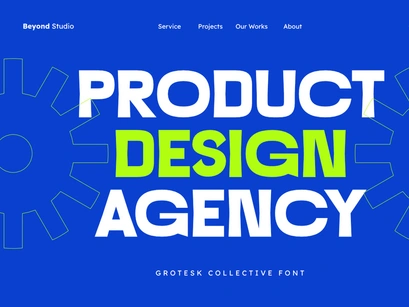 Grotesk Collective - Modern Sans Serif Font