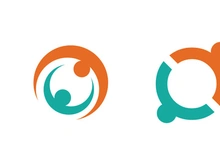 Adoption care community network and social logo design