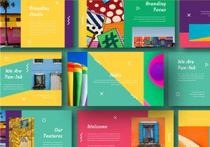 Fan-Ink Brand Google Slide Template