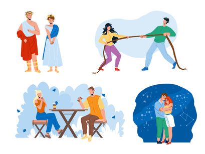 Love couple characters