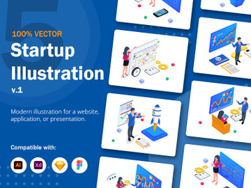 Startup Illustration v1 preview picture